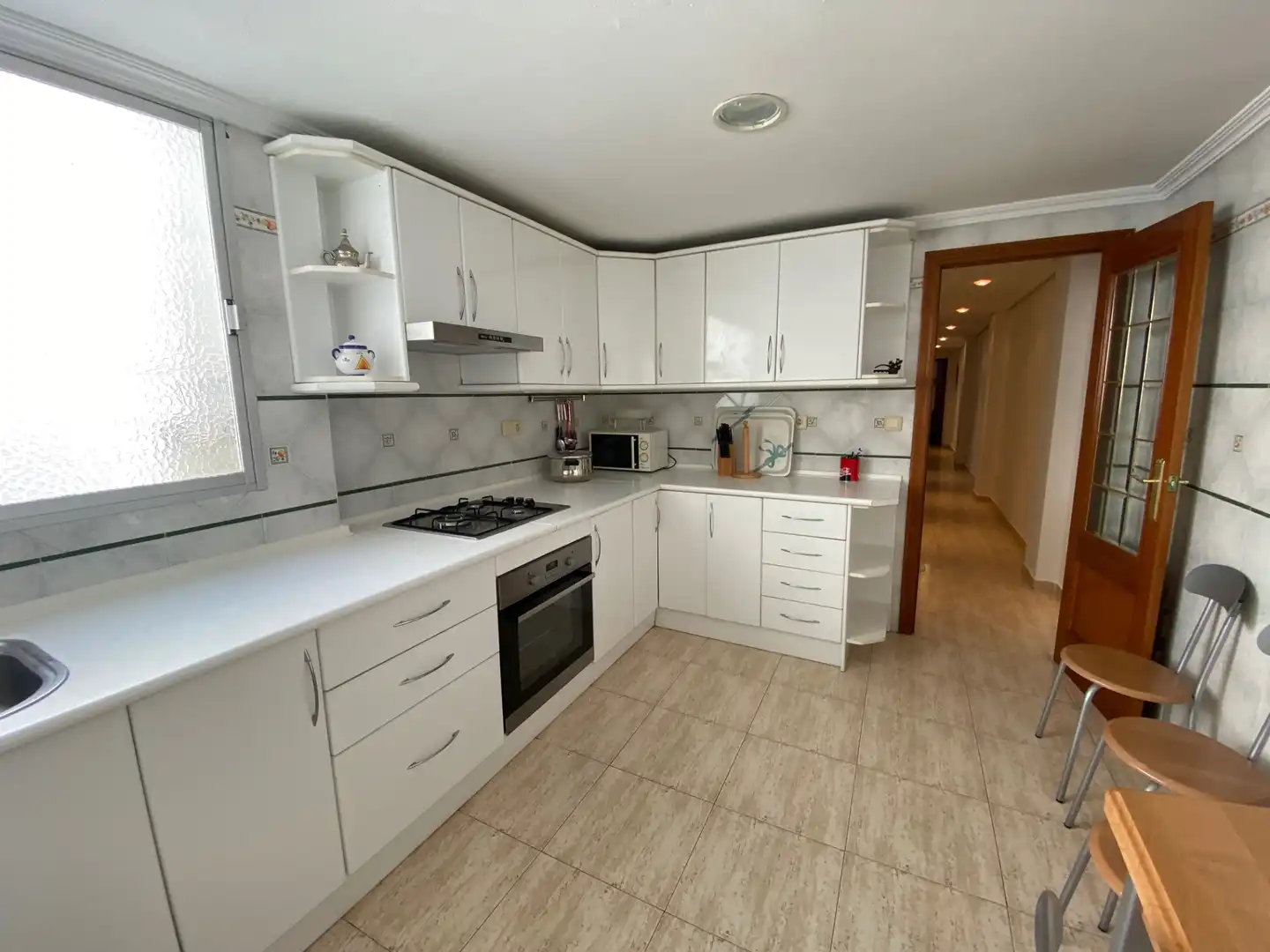 Cocina de Piso de alquiler en Elche / Elx con Aire acondicionado, Amueblado y Horno