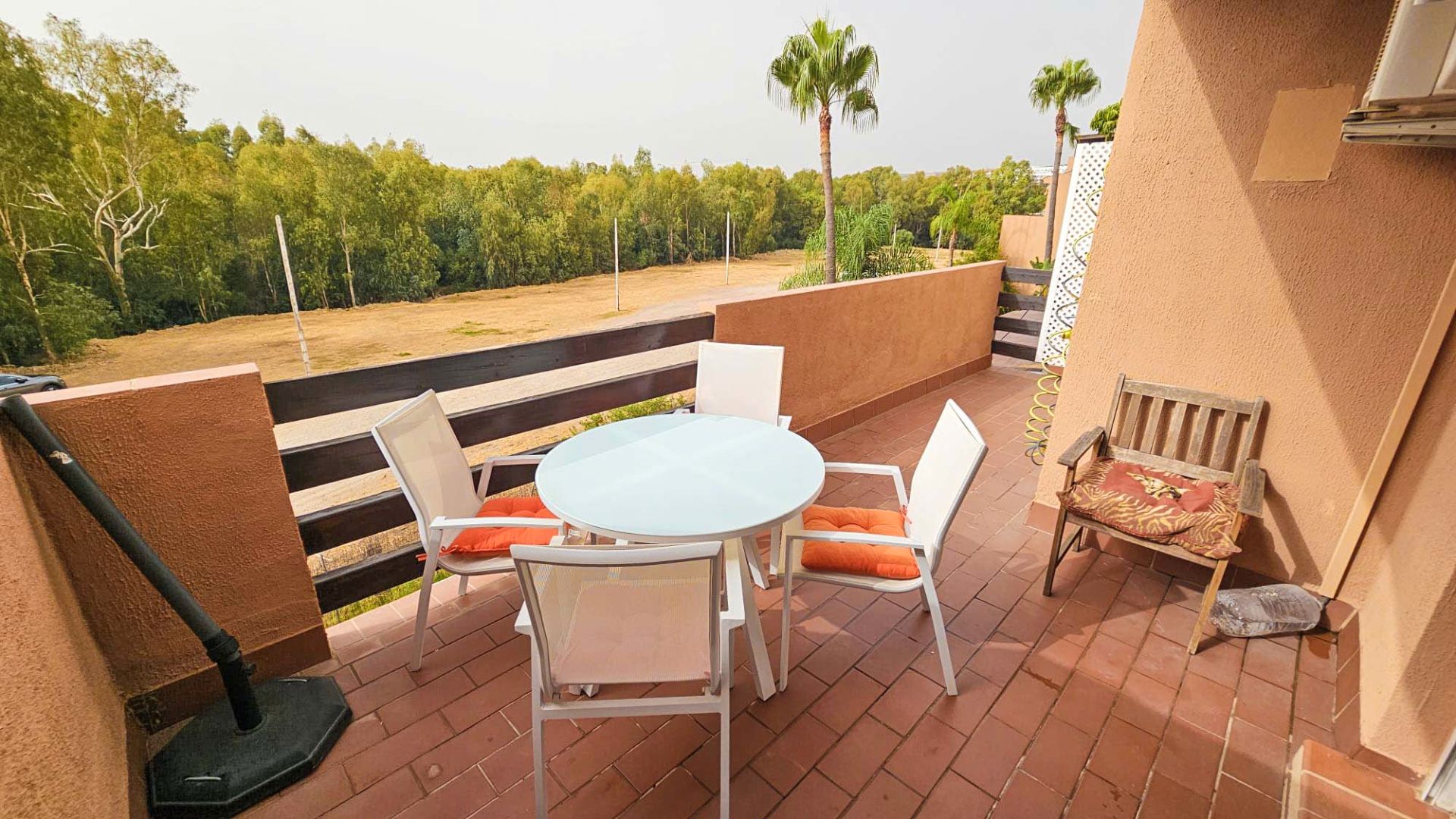 Terrasse von Wohnungen zum verkauf in Casares mit Terrasse und Gemeinschaftspool