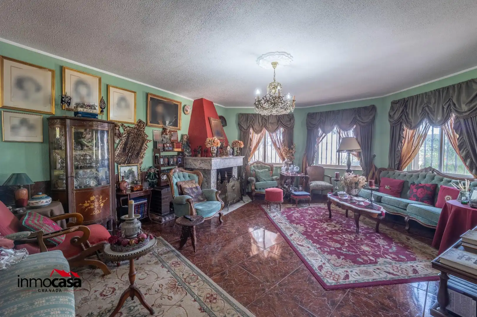 Sala de estar de Casa o chalet en venta en Motril con Aire acondicionado, Terraza y Piscina