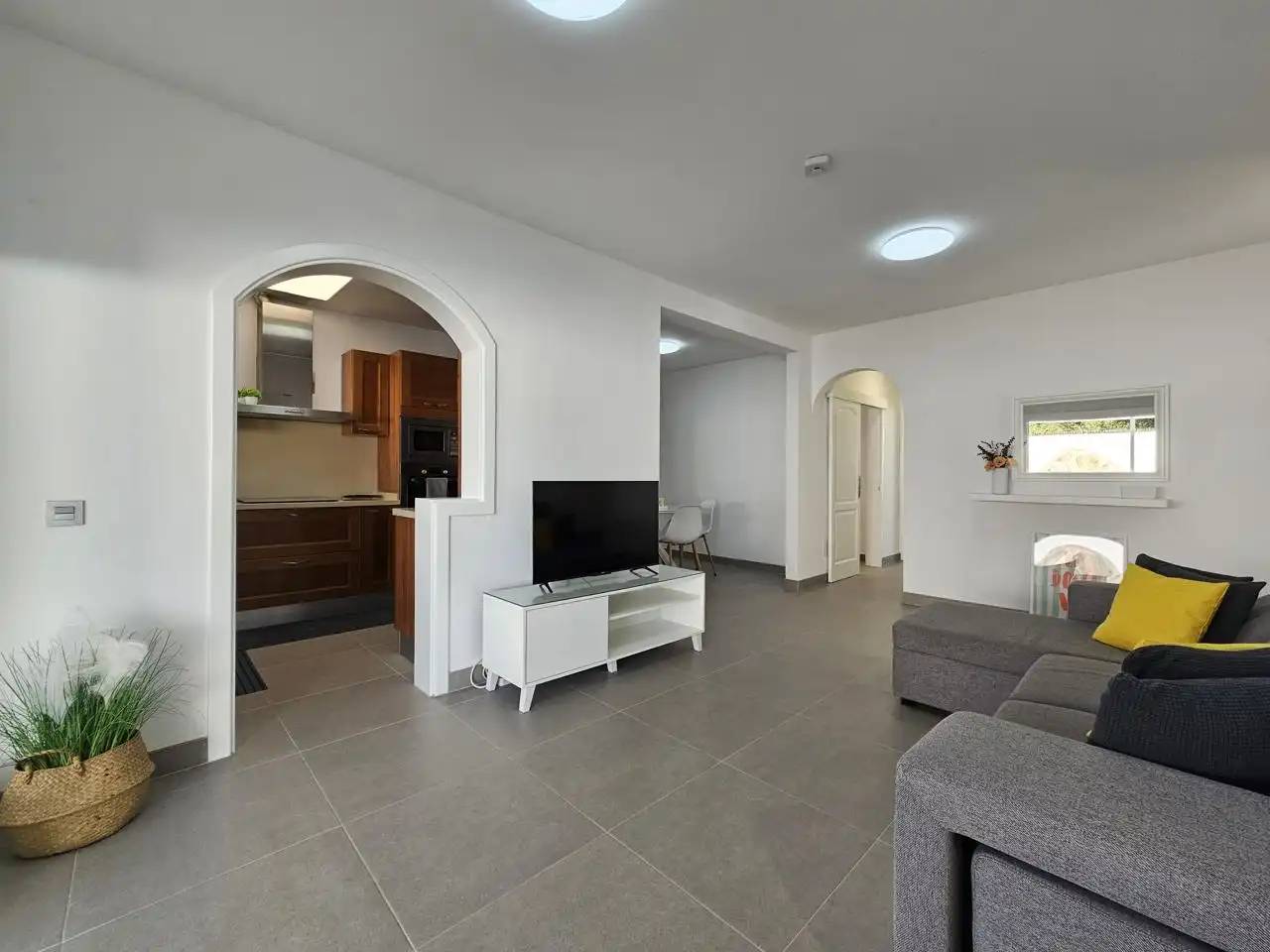 Sala de estar de Casa o chalet de alquiler en San Bartolomé de Tirajana con Aire acondicionado, Jardín privado y Terraza