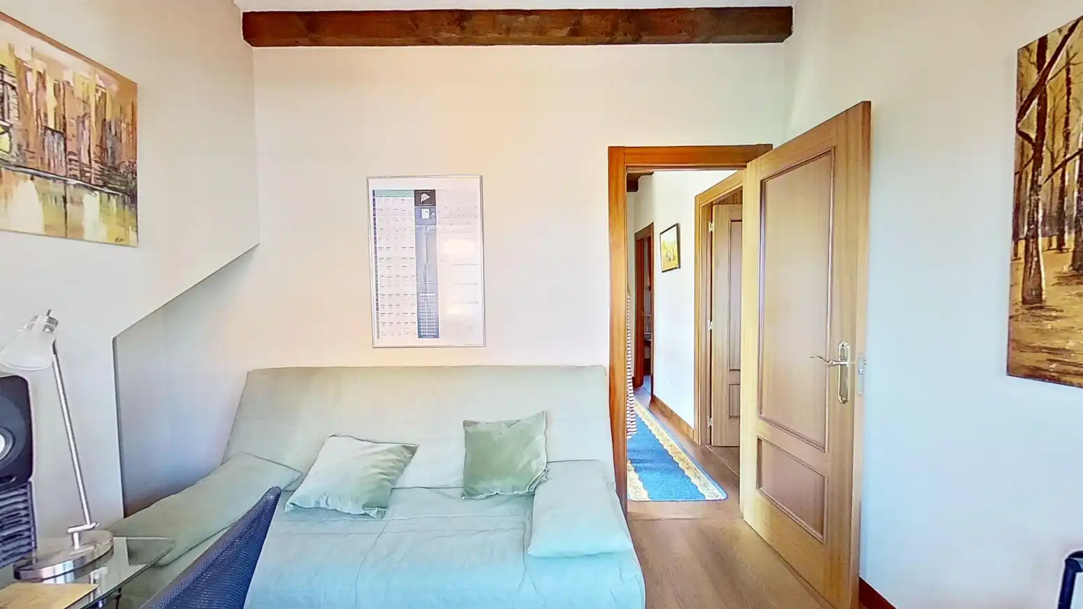 Sala d'estar de Casa adosada en venda en Suances amb Calefacció i Terrassa