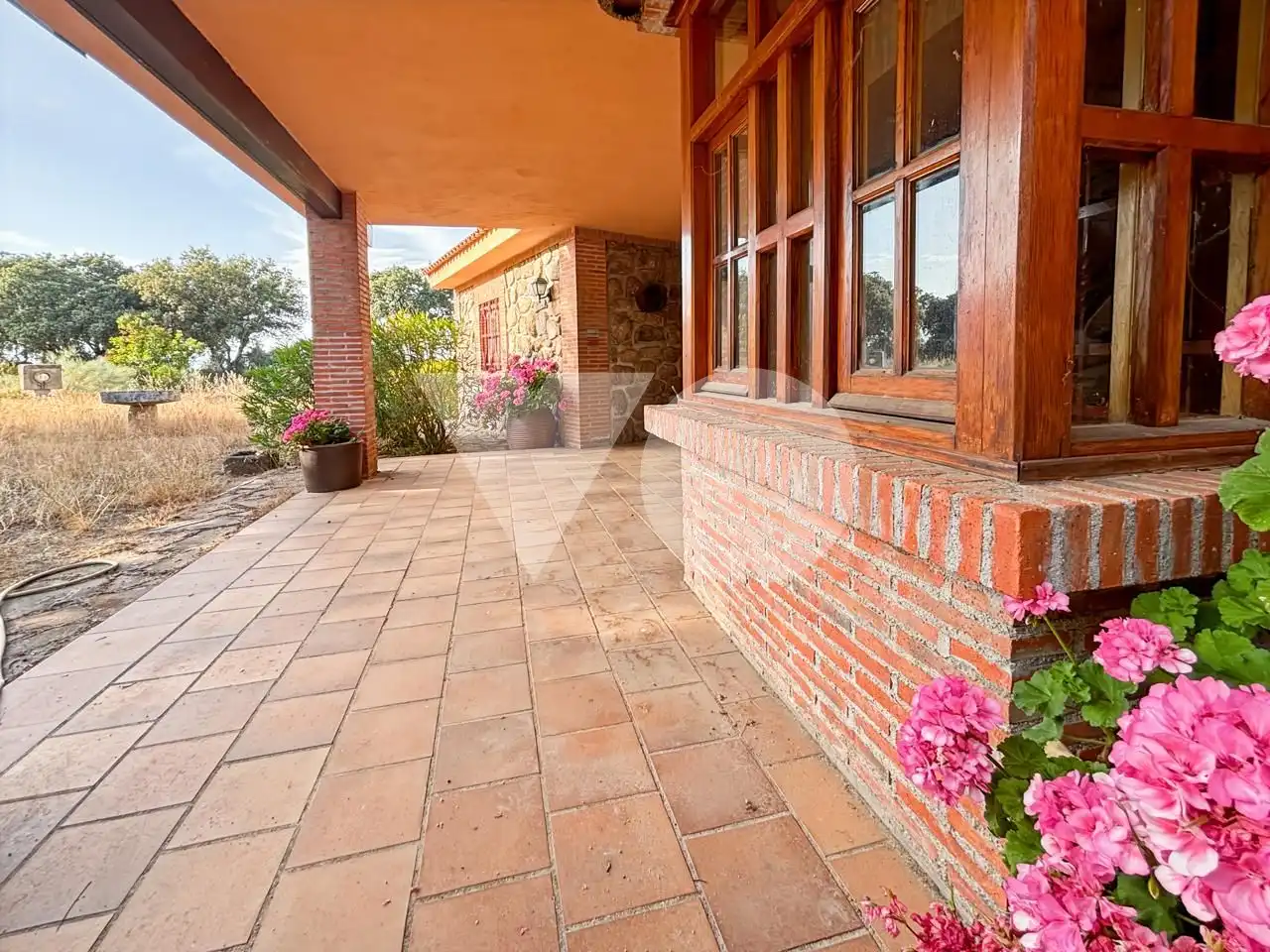 Terraza de Finca rústica en venta en Valdemorillo con Calefacción y Jardín privado