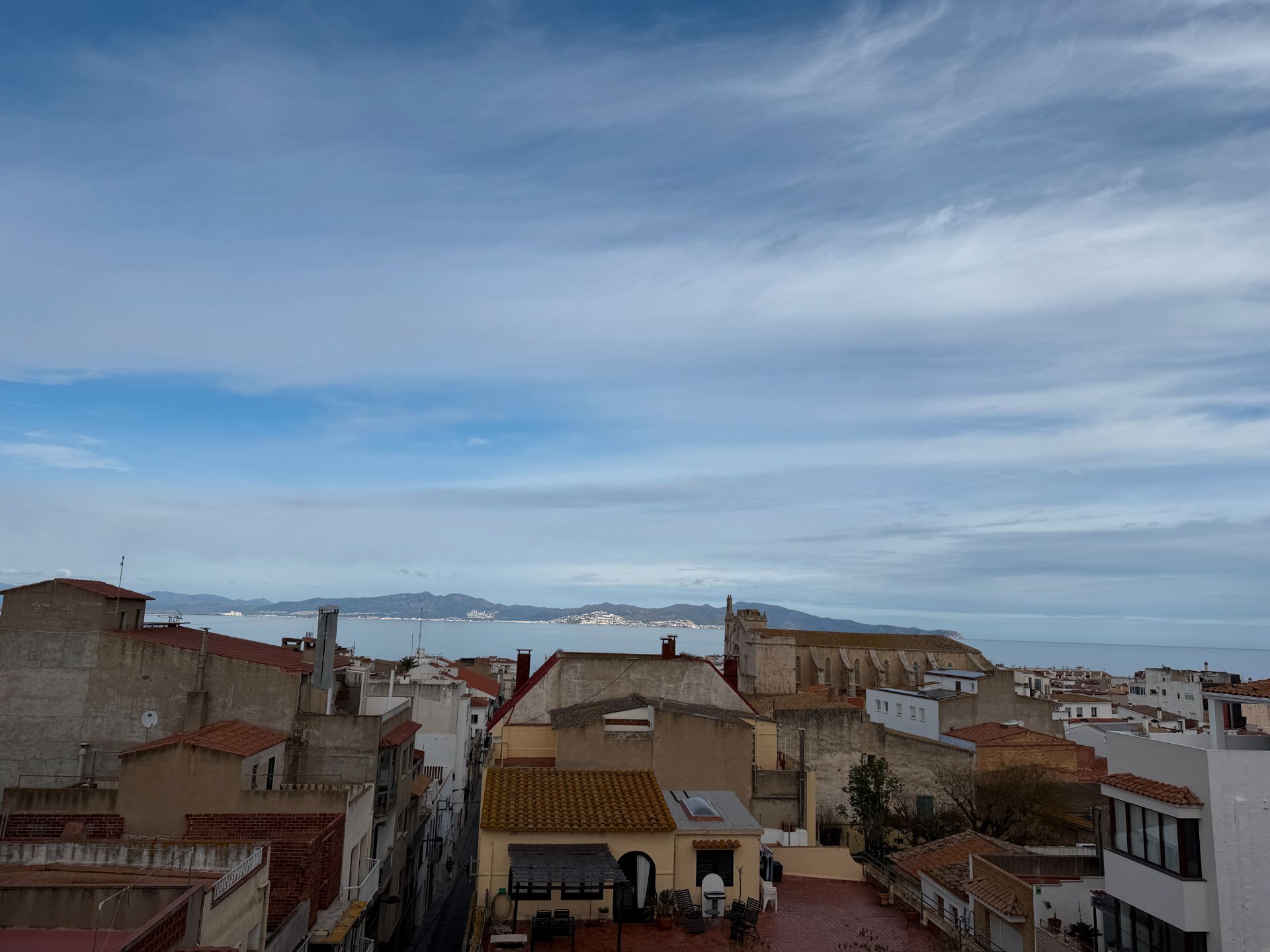 Exterior view of Attic to rent in L'Escala  with Air Conditioner, Heating and Terrace