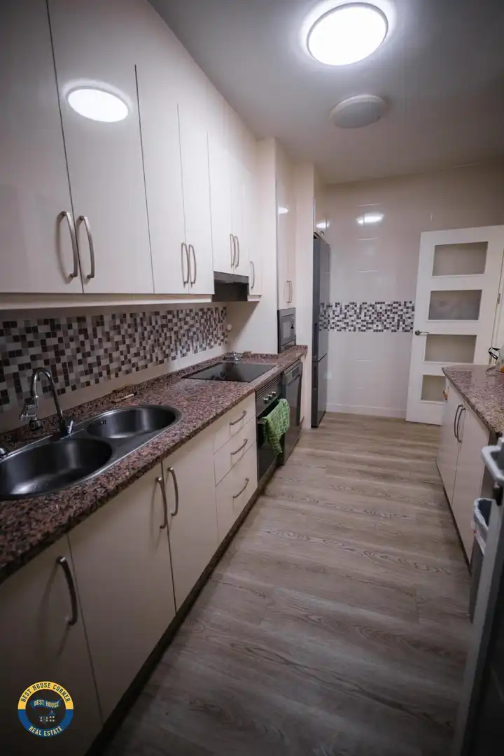 Cocina de Casa adosada en venta en Los Santos de Maimona con Aire acondicionado y Terraza