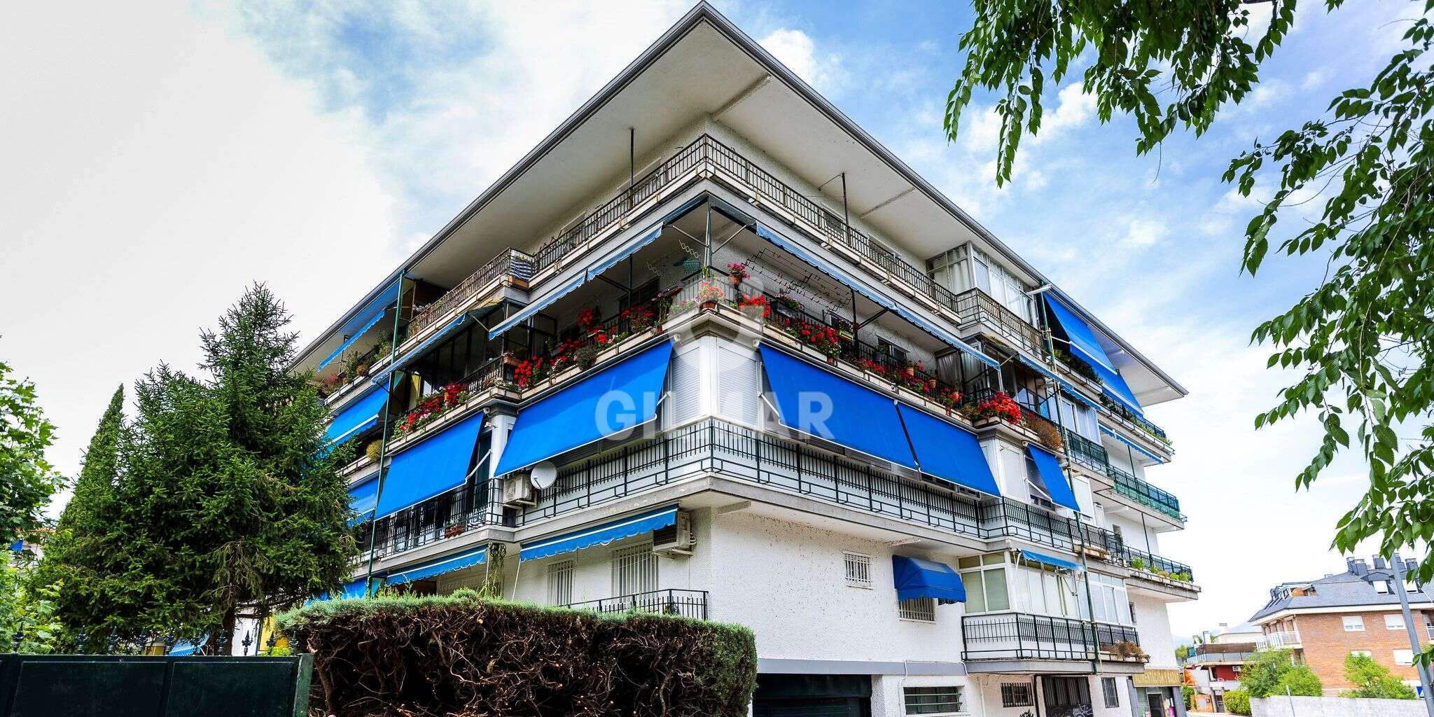 Exterior view of Flat for sale in Collado Villalba  with Terrace and Swimming Pool