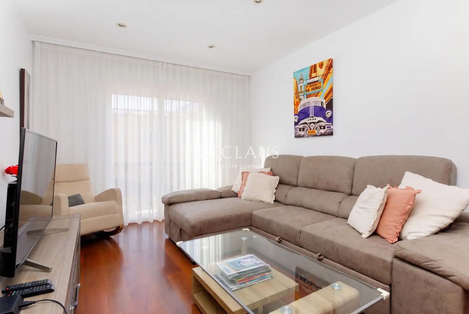 Living room of Flat for sale in Alella  with Air Conditioner, Heating and Terrace