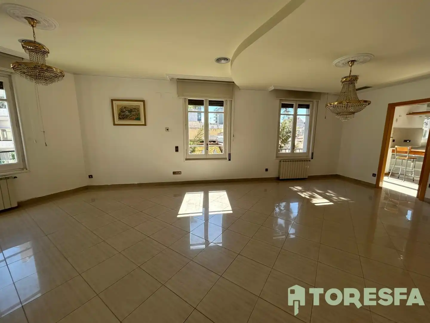 Sala de estar de Ático en venta en Granollers con Calefacción y Terraza