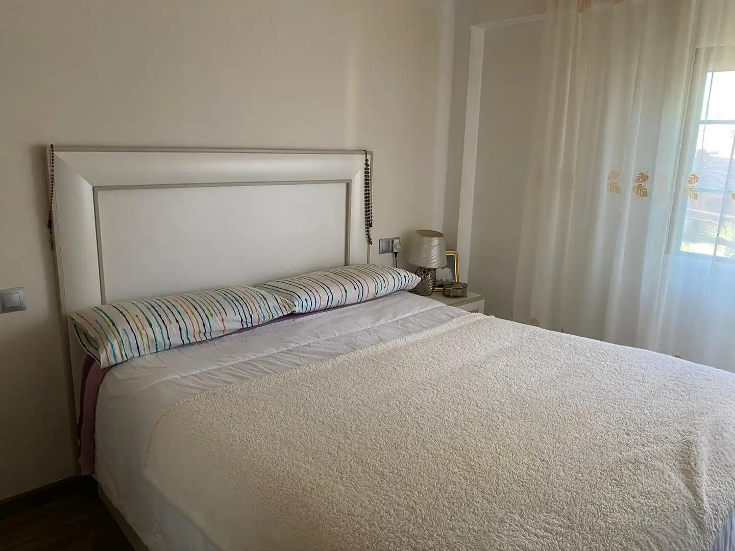 Bedroom of Flat for sale in Villanueva del Arzobispo  with Air Conditioner, Private garden and Furnished