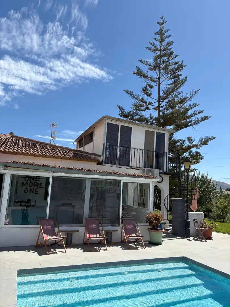 Exterior view of Houses for sale in Alhaurín El Grande  with Air Conditioner, Private garden and Terrace