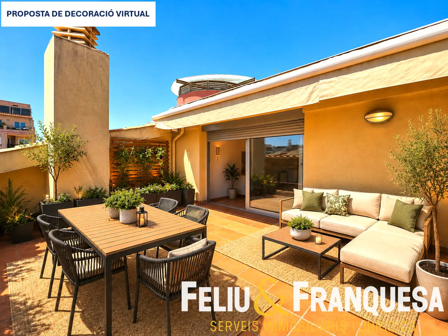 Terrace of Attic for sale in Sant Cugat del Vallès  with Heating, Terrace and Oven