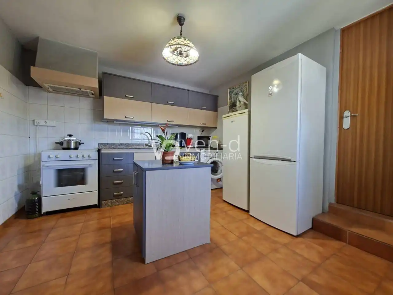Küche von Country house zum Verkauf in Enguera mit Klimaanlage, Heizung und Privatgarten