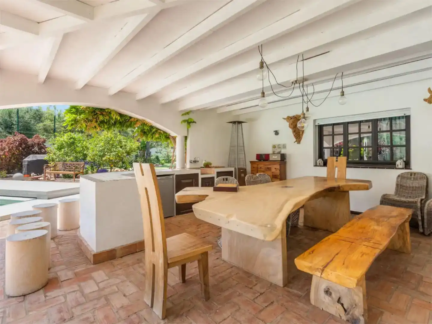 Terraza de Casa o chalet en venta en Marbella con Aire acondicionado, Piscina y Balcón