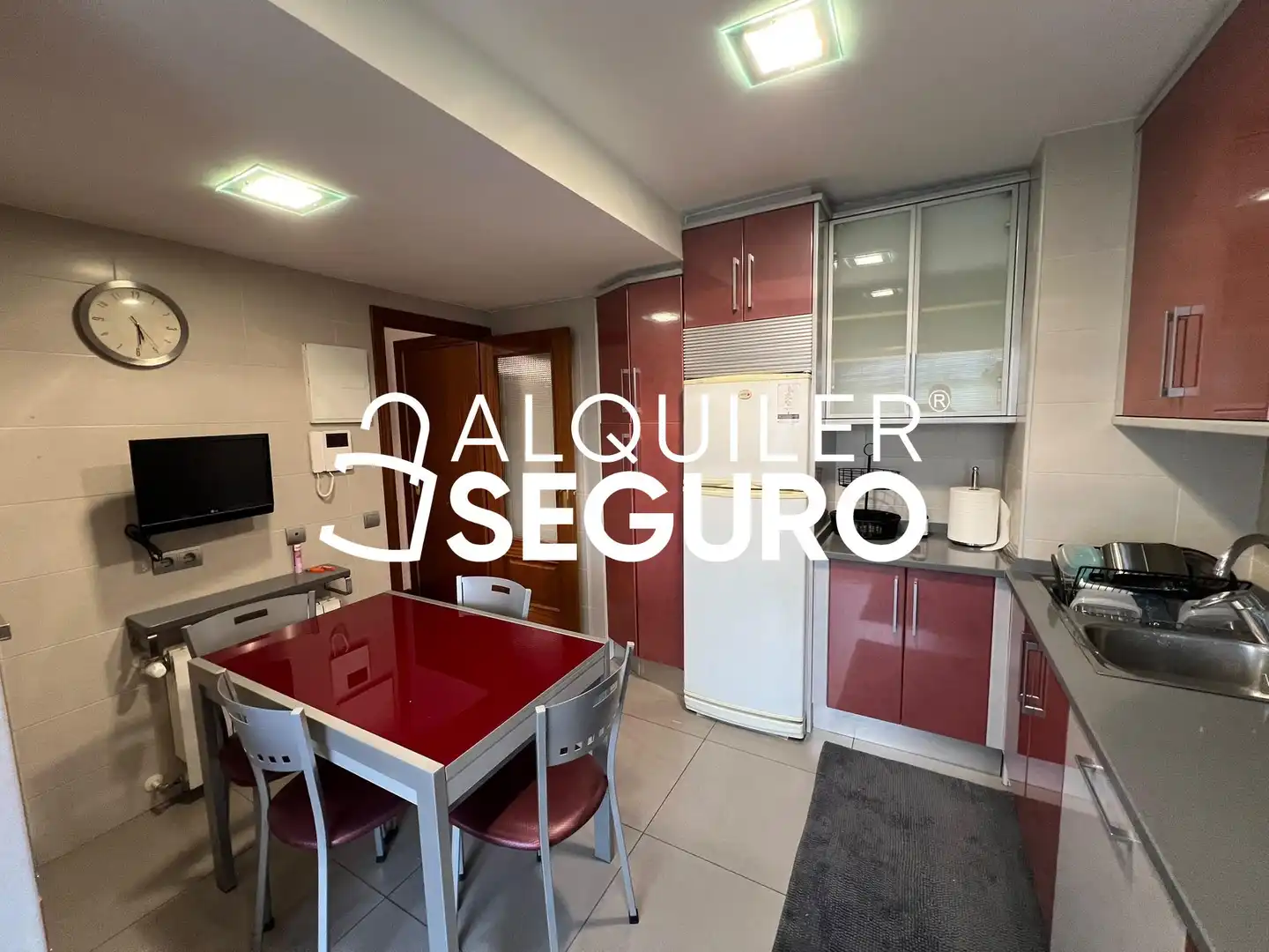 Cocina de Piso de alquiler en Madrid con Aire acondicionado, Calefacción y Terraza