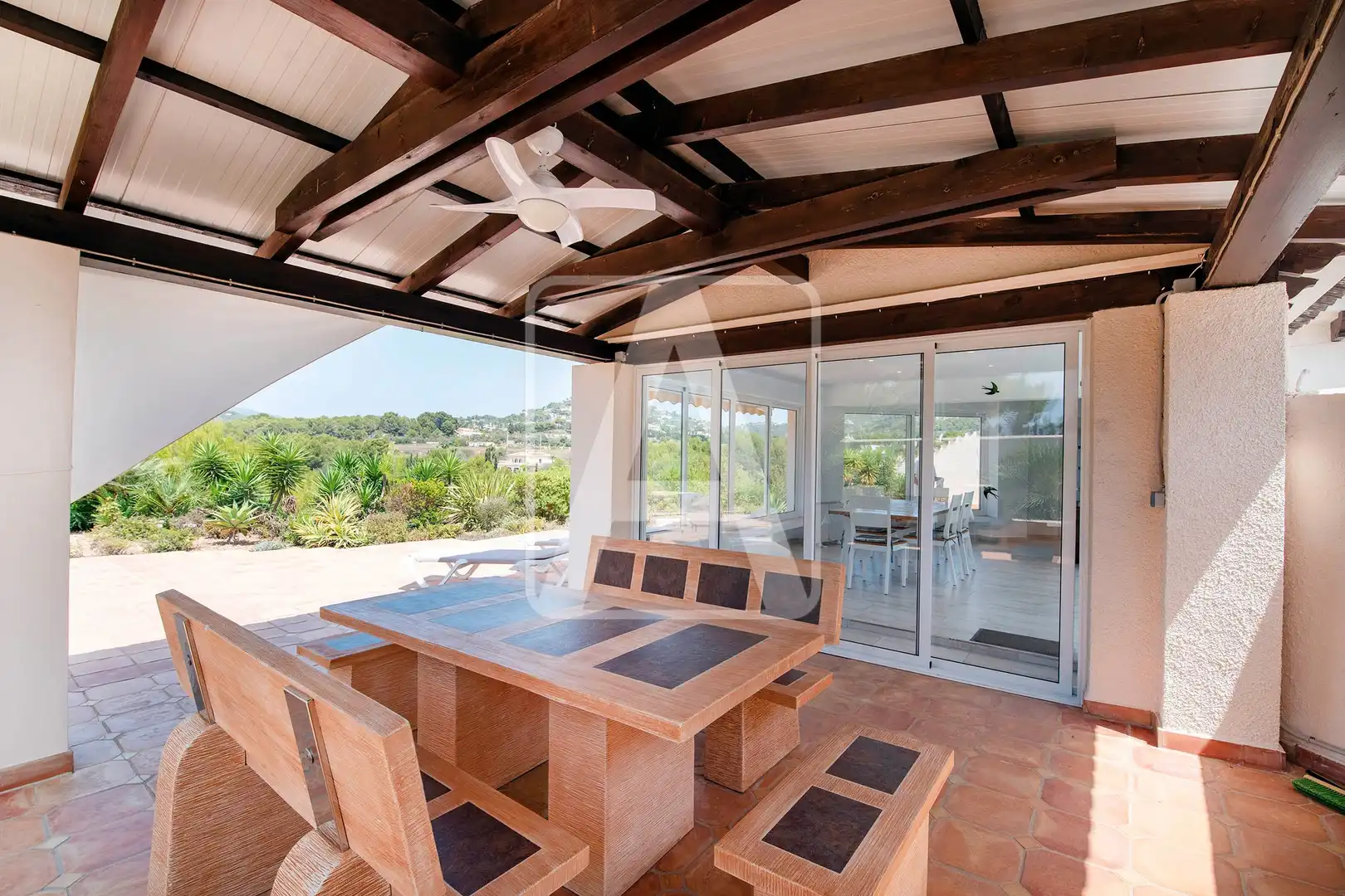 Terrassa de Casa o xalet en venda en Calpe / Calp amb Aire condicionat, Calefacció i Jardí privat