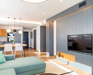 Sala d'estar de Àtic en venda en Benitachell / El Poble Nou de Benitatxell amb Aire condicionat, Terrassa i Piscina