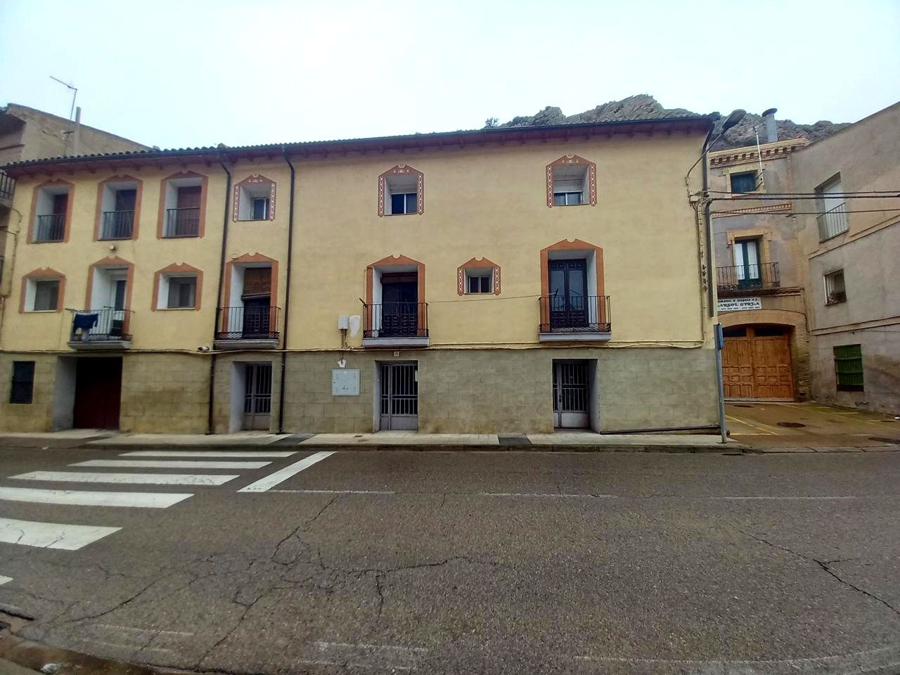 Vista exterior de Piso en venta en Alhama de Aragón con Trastero y Balcón