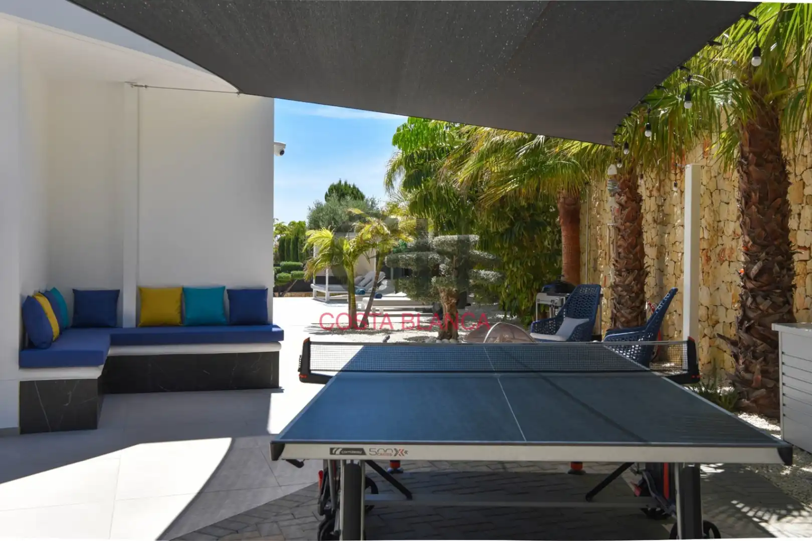 Terrasse von Haus oder Chalet zum Verkauf in Moraira mit Klimaanlage, Heizung und Privatgarten