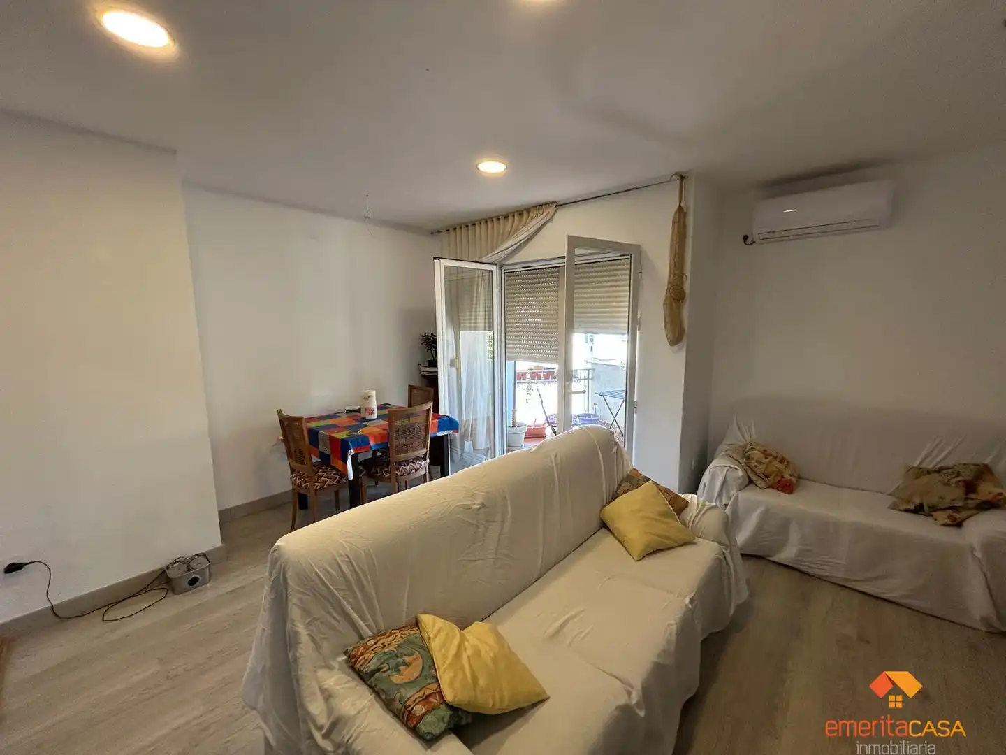 Living room of Flat for rent in Mérida  with Air Conditioner, Furnished and Balcony