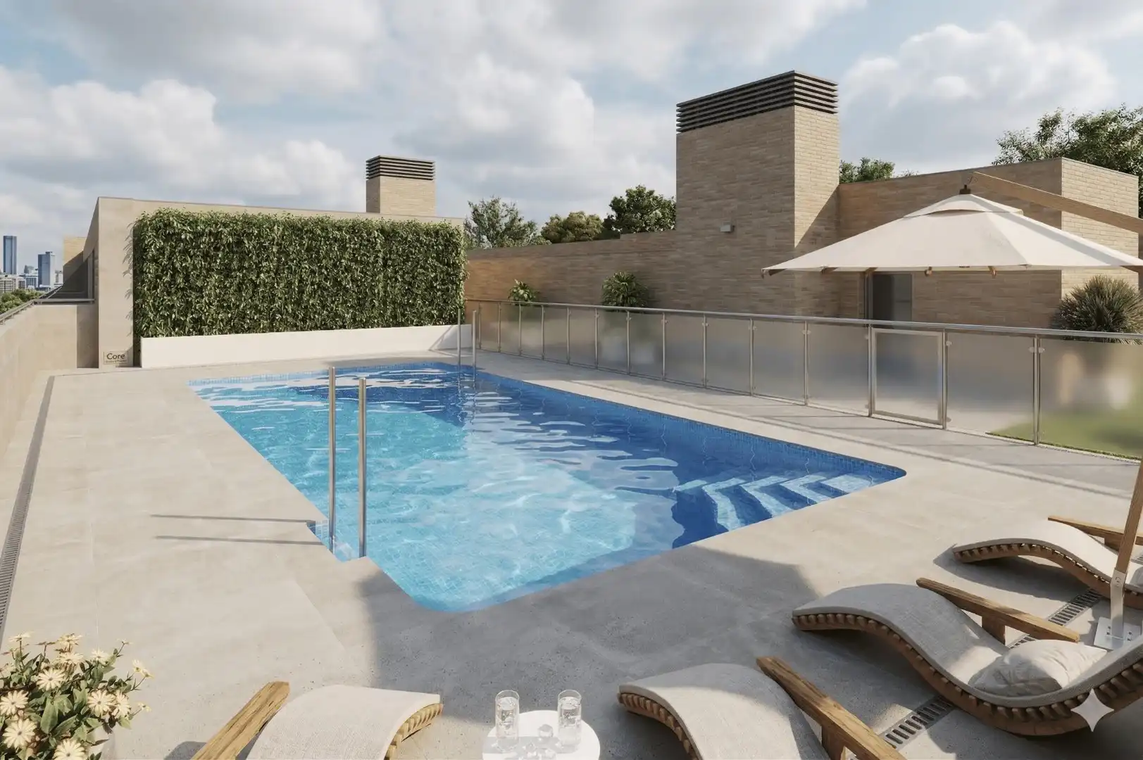 Piscina de Piso en venta en Zaragoza con Calefacción, Jardín privado y Trastero