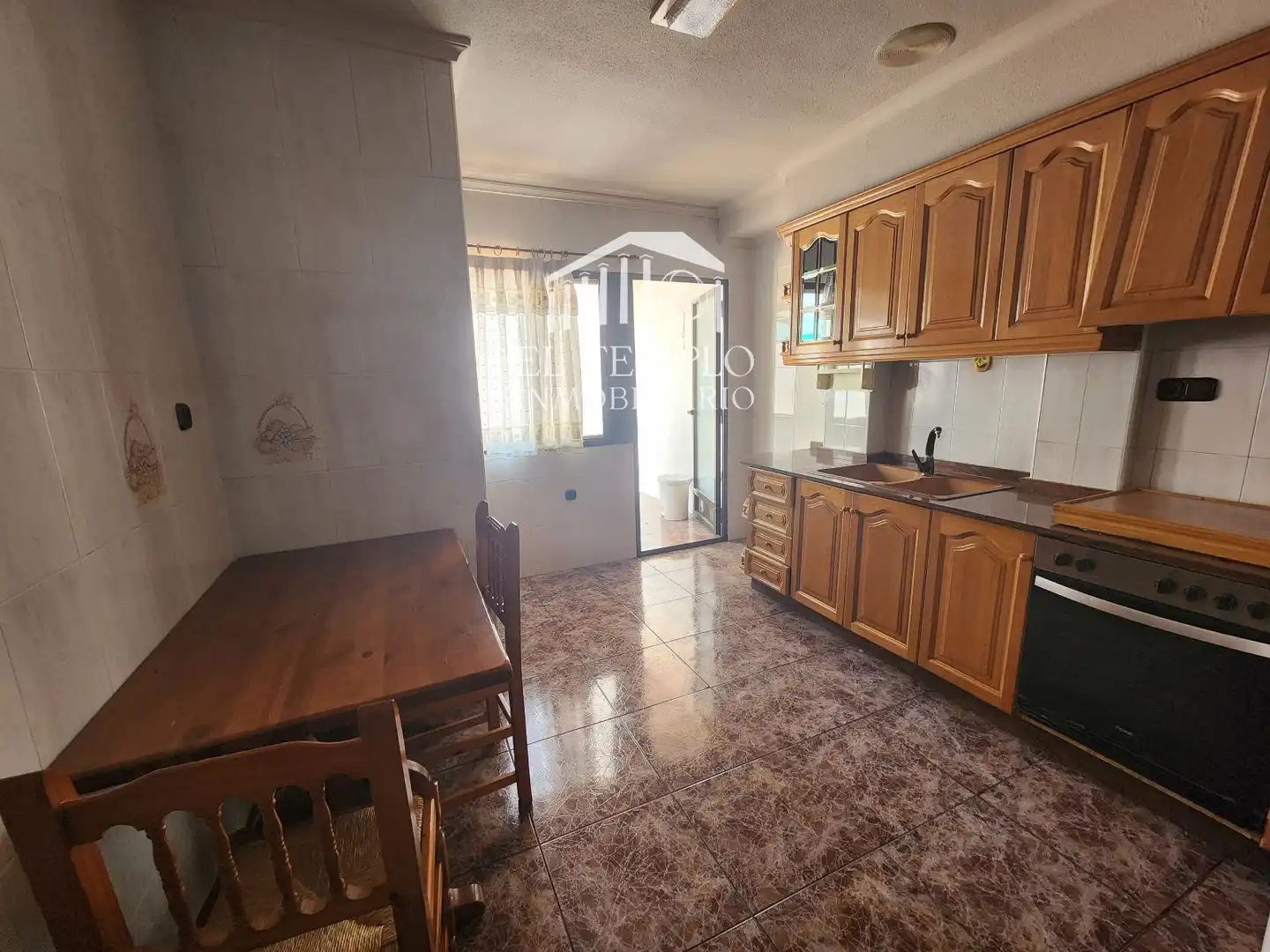 Cuina de Casa adosada en venda en Onil amb Aire condicionat