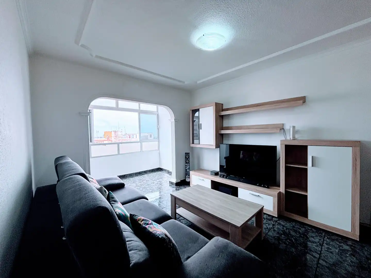 Sala de estar de Piso en venta en Las Palmas de Gran Canaria