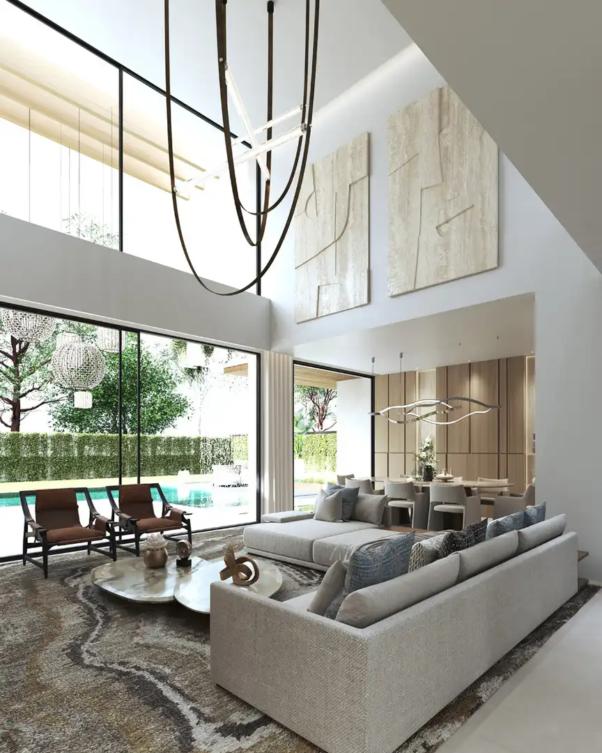Sala d'estar de Casa o xalet en venda en Marbella amb Aire condicionat, Calefacció i Jardí privat