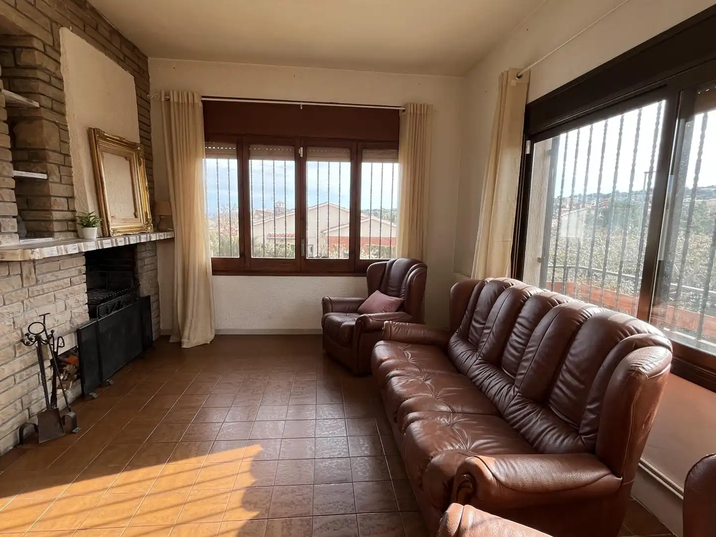 Sala de estar de Casa o chalet en venta en Collbató con Calefacción, Terraza y Piscina