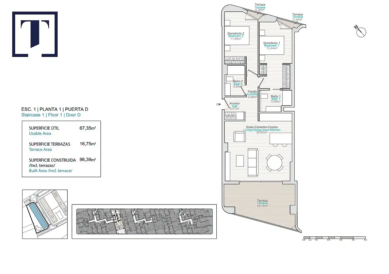 Apartamento con terraza en venta en Platja de Torres, imagen 17