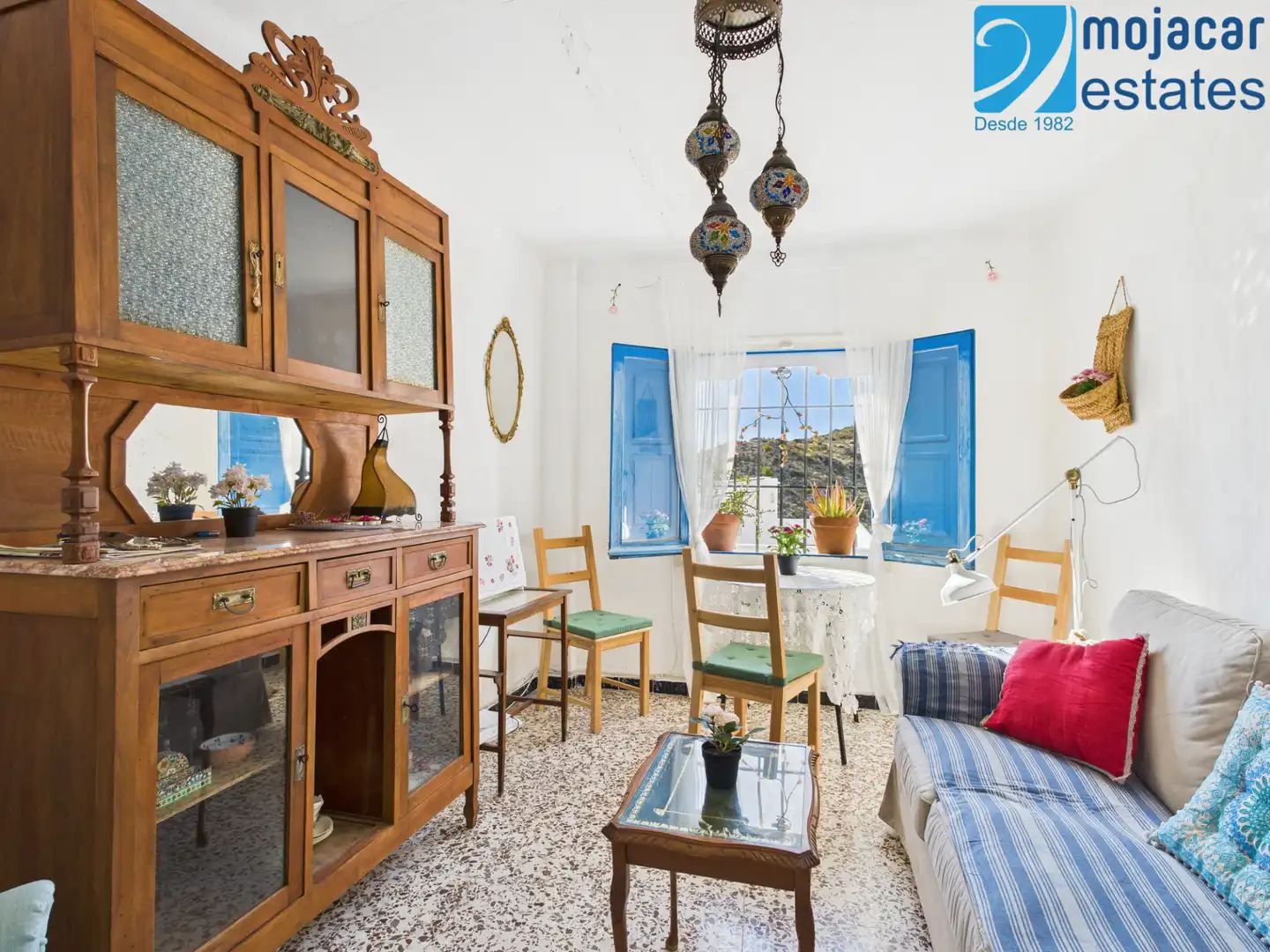 Sala de estar de Apartamento en venta en Mojácar con Aire acondicionado, Terraza y Amueblado