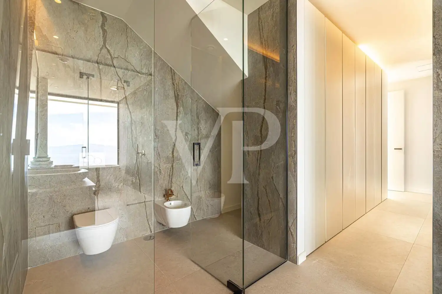 Badezimmer von Haus oder Chalet zum Verkauf in Guía de Isora mit Klimaanlage, Terrasse und Sauna
