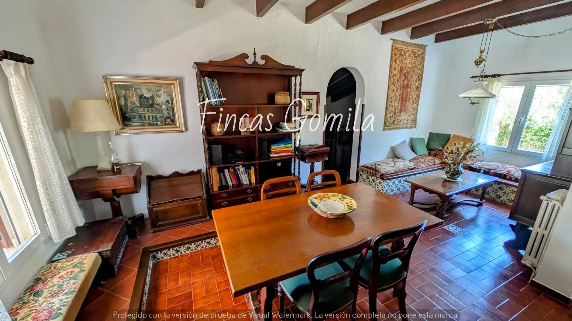Comedor de Casa o chalet en venta en Sant Lluís con Aire acondicionado, Calefacción y Jardín privado
