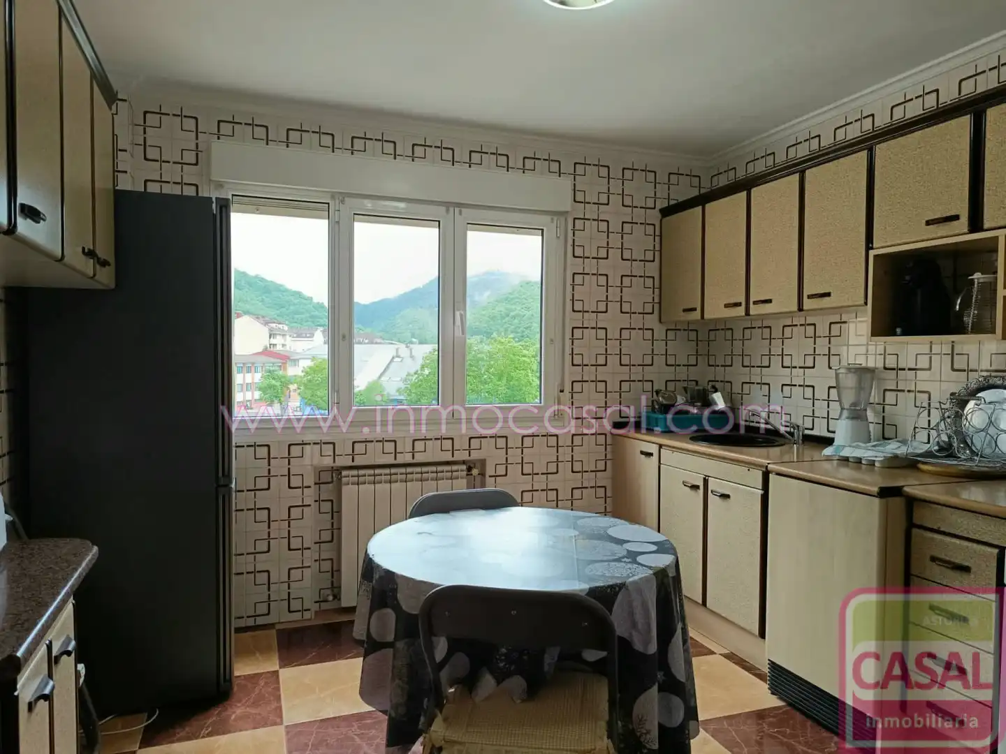 Kitchen of Flat for rent in Aller  with Heating, Terrace and Storage room