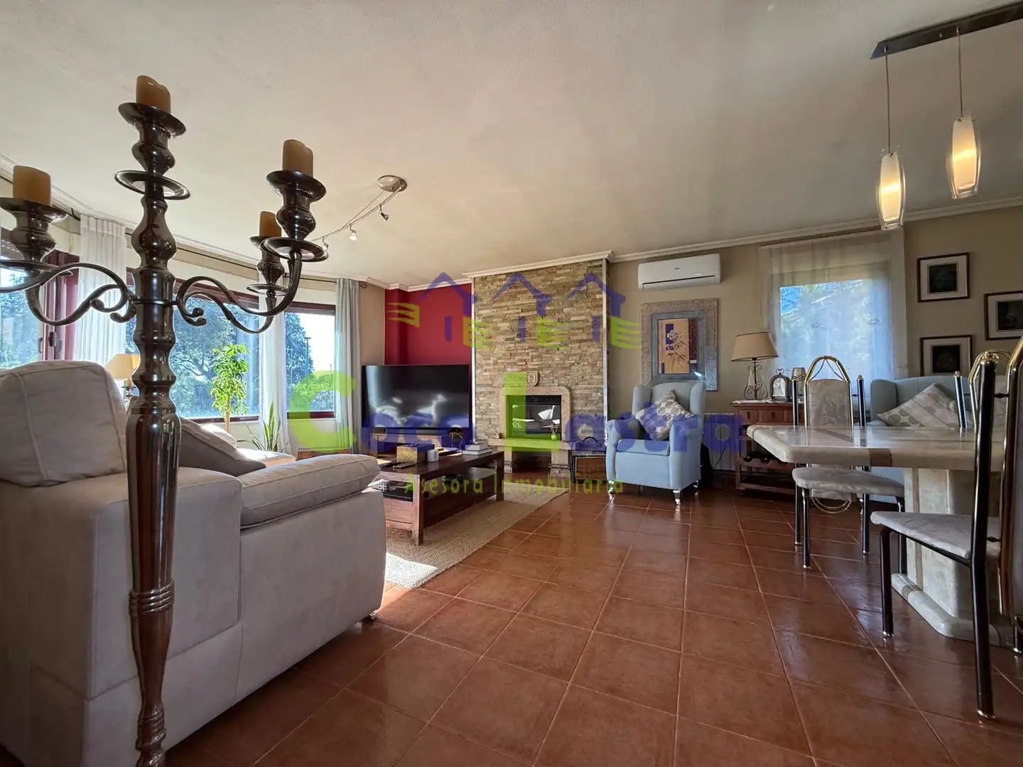 Sala d'estar de Casa o xalet en venda en Carrascal de Barregas amb Aire condicionat, Calefacció i Jardí privat