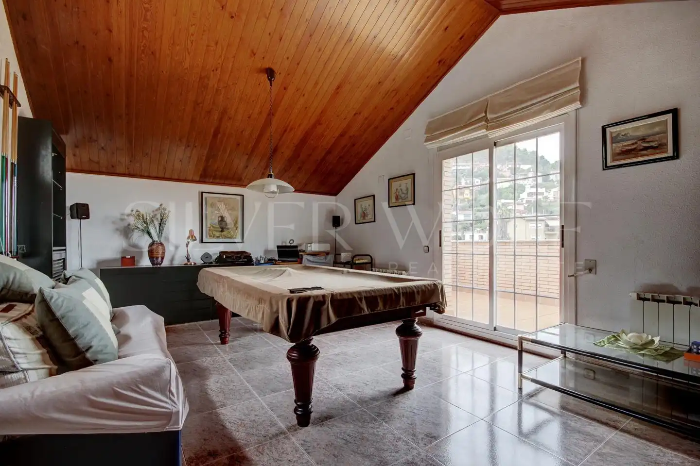 Sala de estar de Casa o chalet en venta en Vallirana, Barcelona