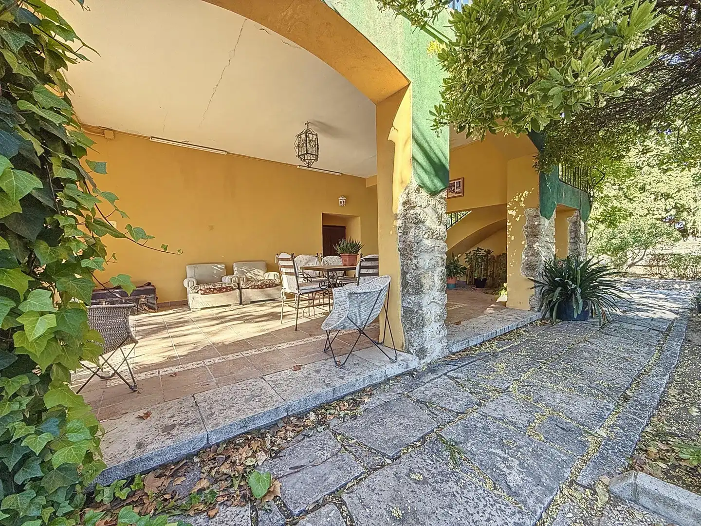 Terraza de Finca rústica en venta en Castalla con Jardín privado, Terraza y Piscina