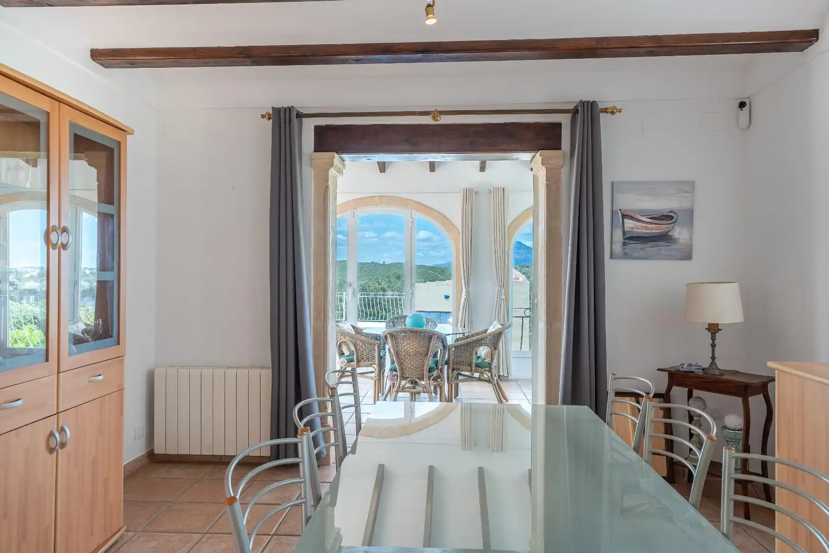 Dining room of Houses for sale in Jávea / Xàbia  with Air Conditioner, Heating and Private garden