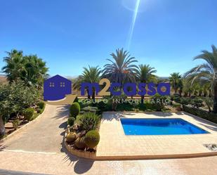 Exterior view of House or chalet for sale in Lorca  with Private garden, Terrace and Swimming Pool