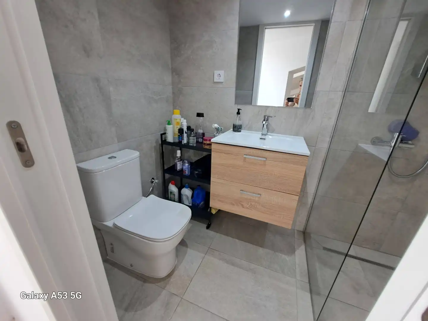 Bathroom of Study for rent in Mijas  with Air Conditioner, Terrace and Furnished