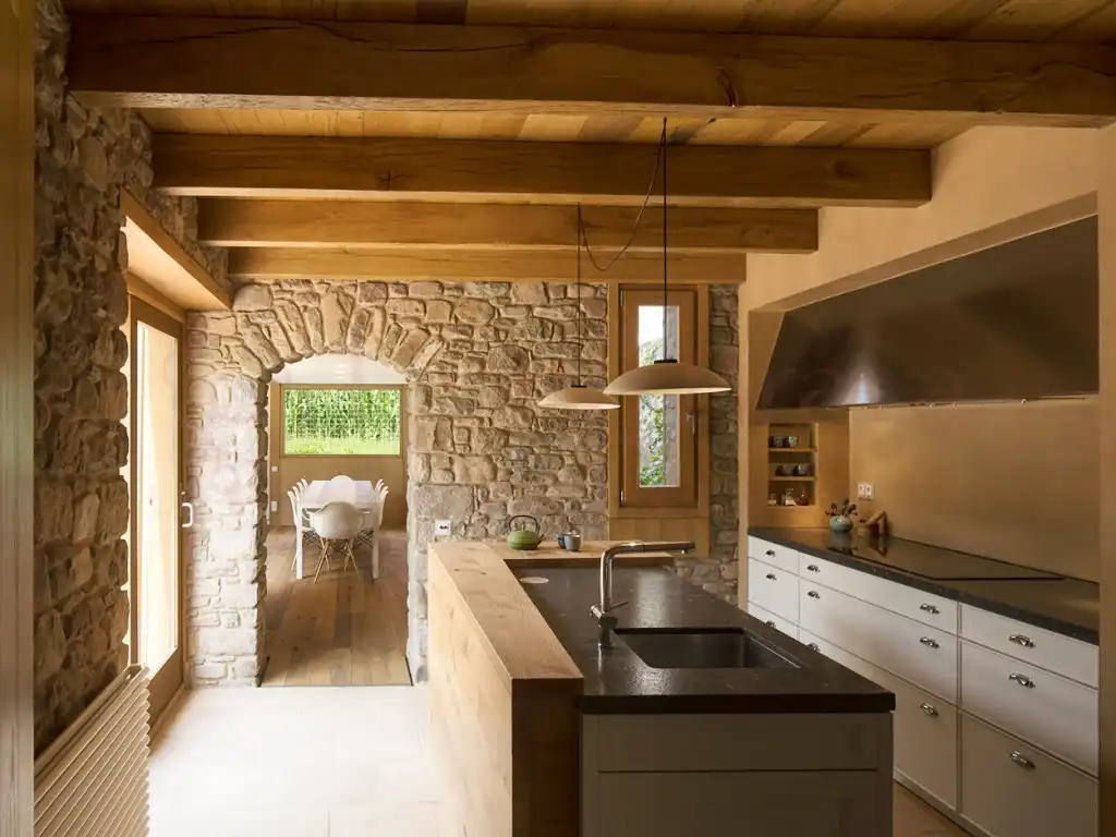 Cuina de Casa o xalet de lloguer en La Vall de Bianya