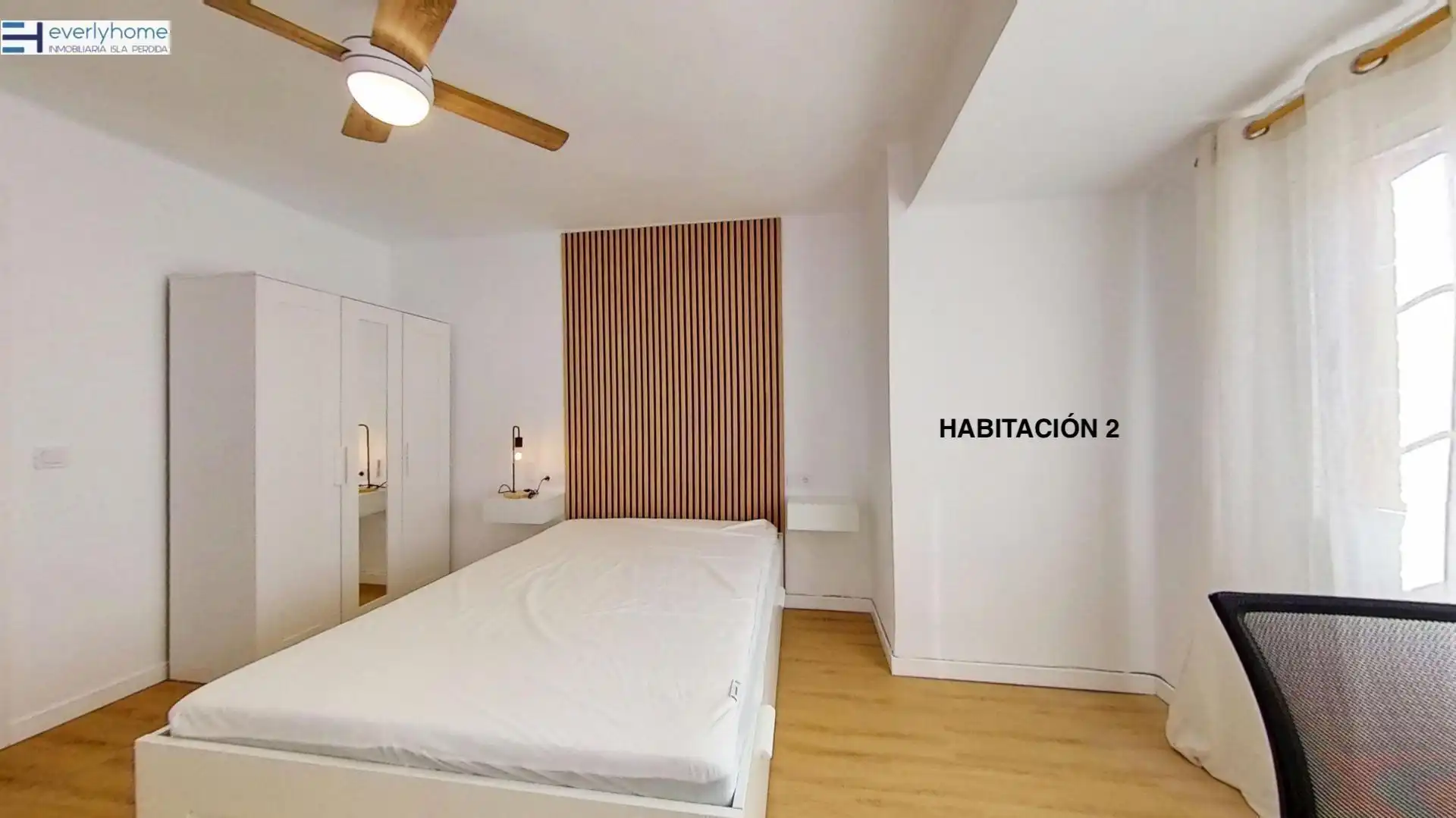 Habitación de Piso para compartir en Valencia con Terraza, Amueblado y Balcón