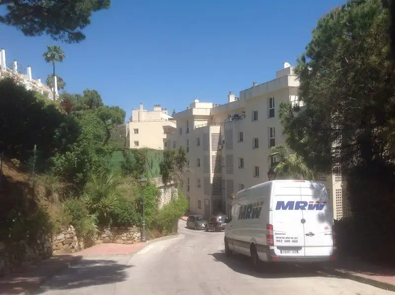 Exterior view of Flat for sale in Mijas  with Heating, Terrace and Community pool