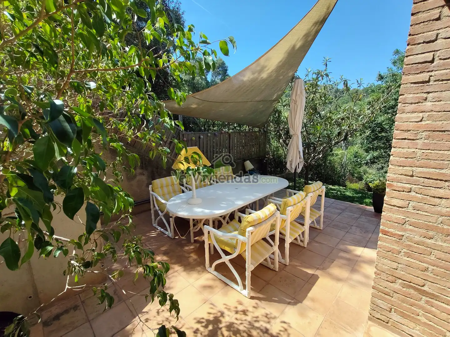 Terrassa de Casa o xalet en venda en Sant Cugat del Vallès amb Aire condicionat, Calefacció i Jardí privat
