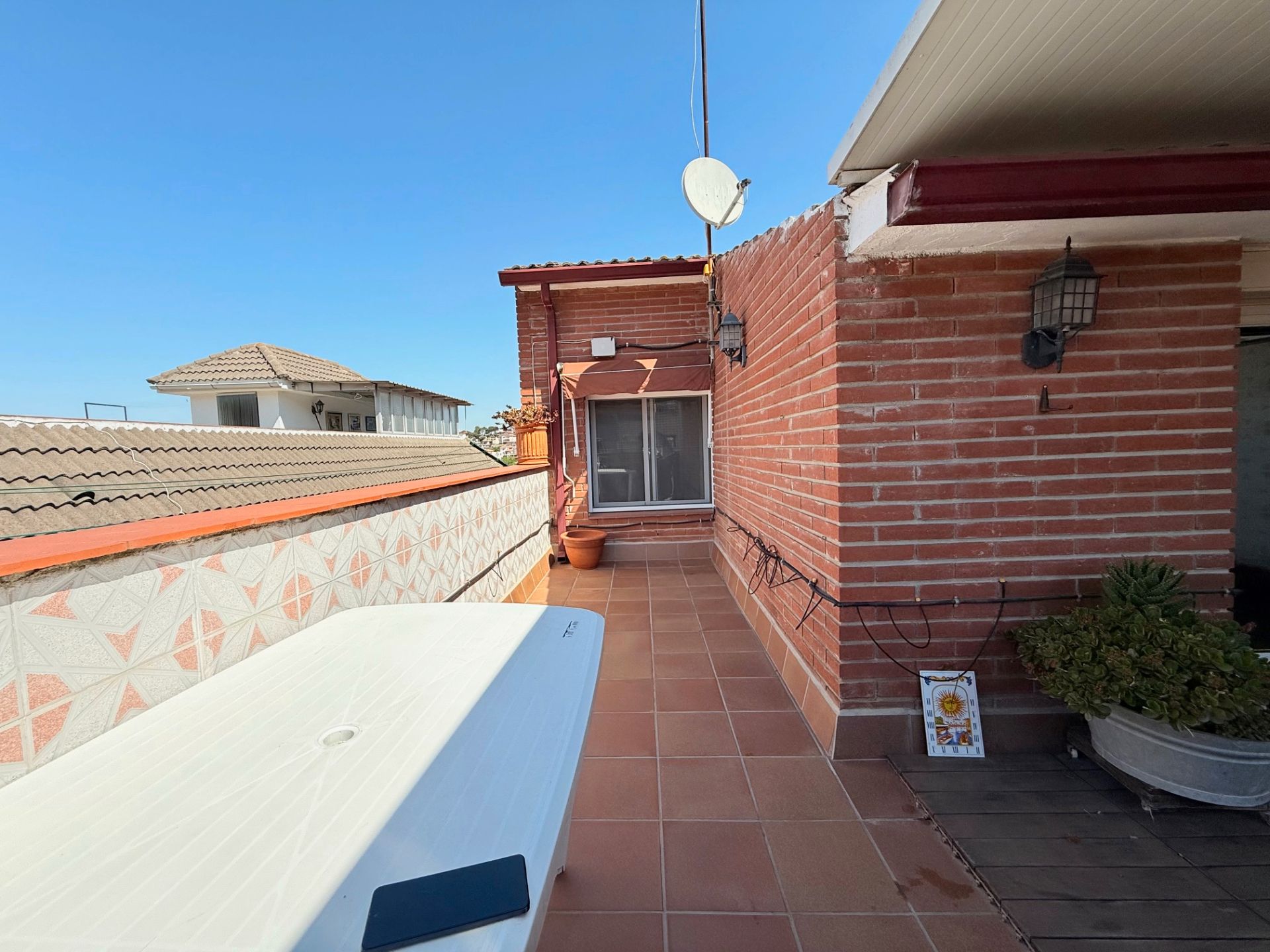 Terrace of Duplex for sale in Sant Fost de Campsentelles  with Air Conditioner, Parquet flooring and Terrace