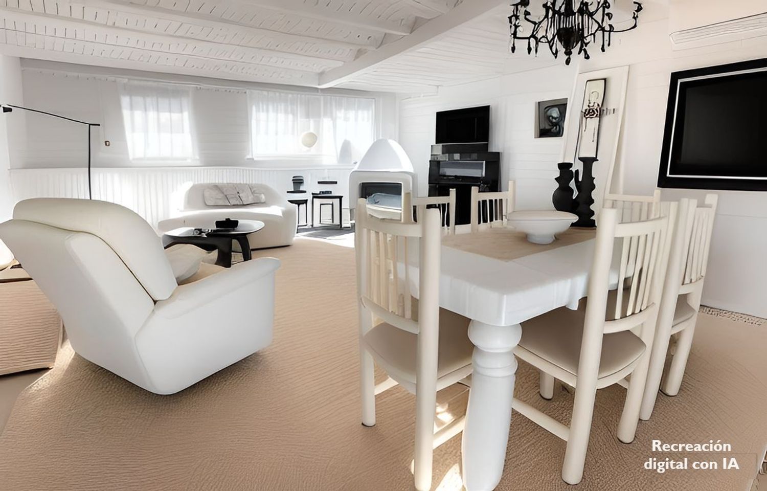Living room of Flat for sale in Rincón de la Victoria  with Air Conditioner, Private garden and Terrace