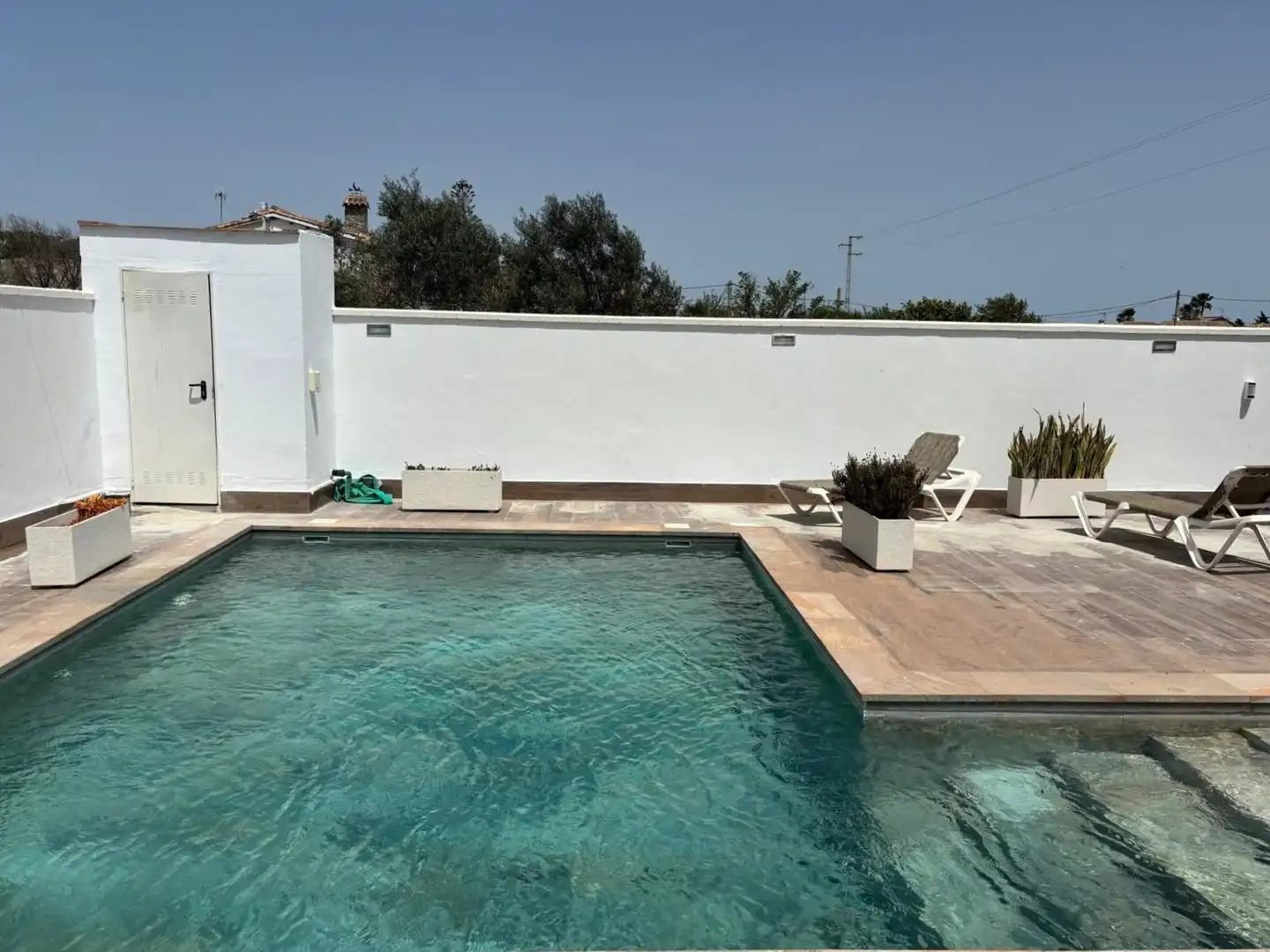 Piscina de Casa o xalet en venda en Chiclana de la Frontera amb Aire condicionat, Jardí privat i Traster