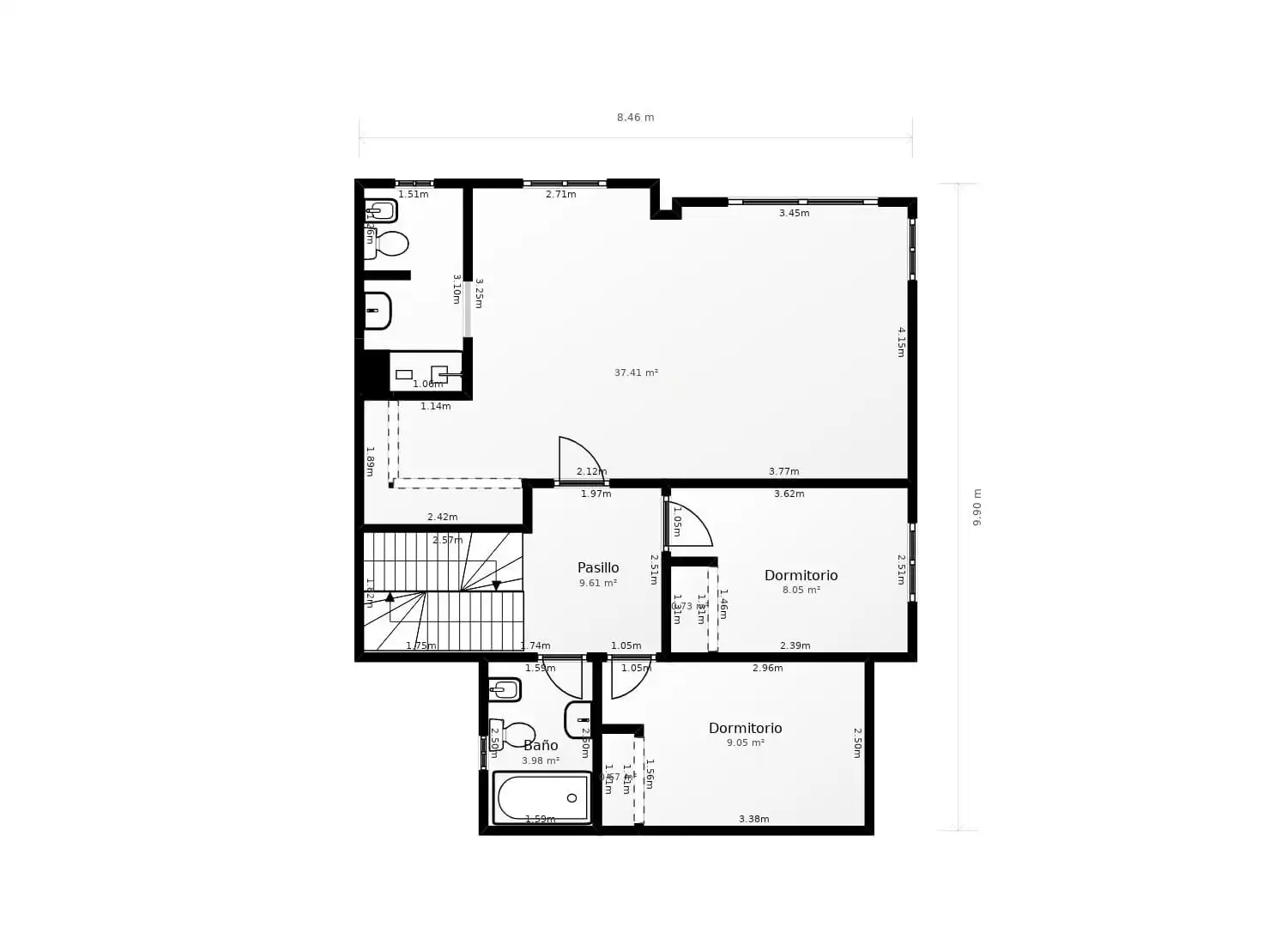 Casa aparellada amb terrassa en venda a Avinguda de la Costa Blanca, imagen 55