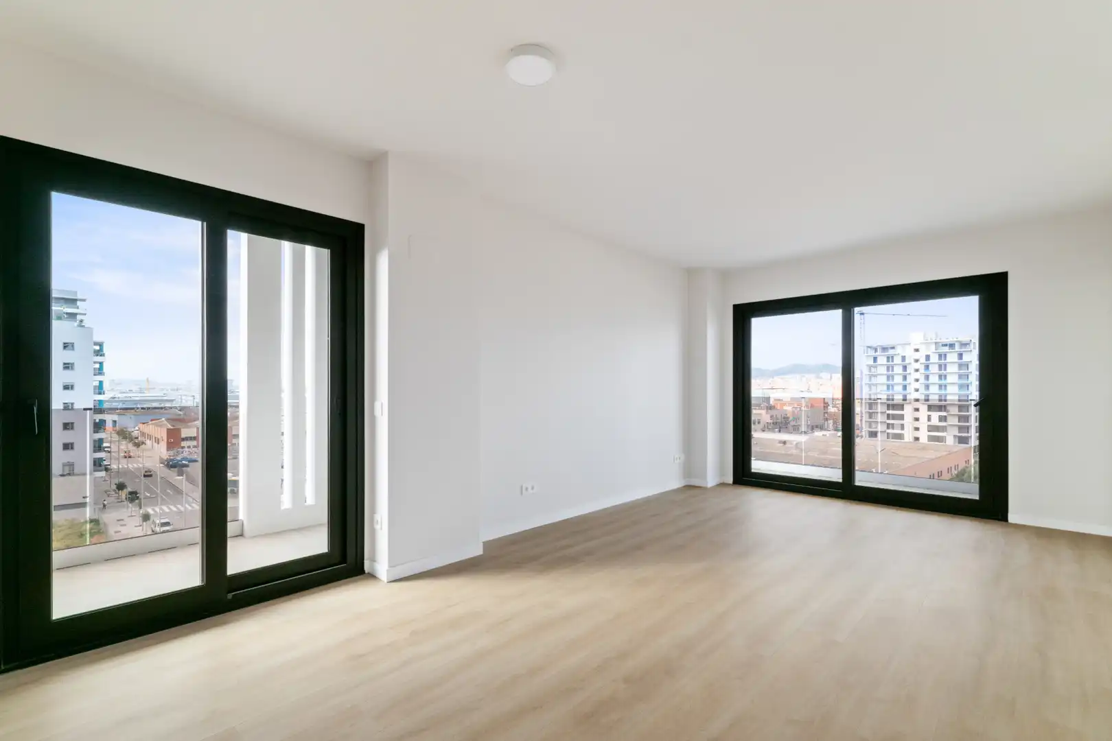 Sala de estar de Piso de alquiler en Badalona con Aire acondicionado, Terraza y Trastero
