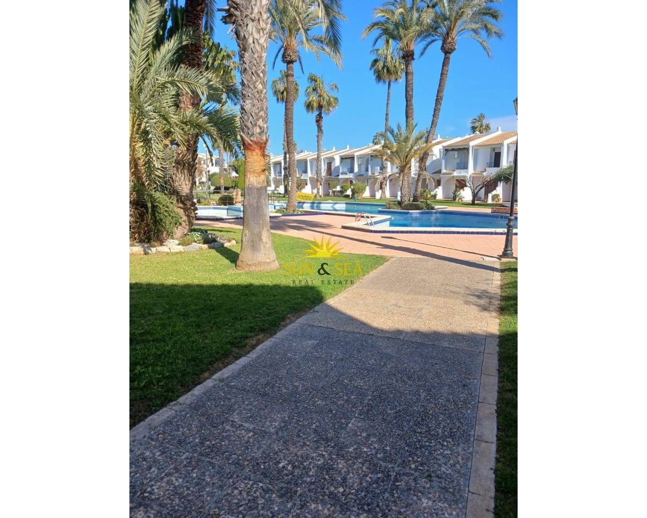 Jardí de Casa o xalet de lloguer en La Manga del Mar Menor amb Aire condicionat, Calefacció i Terrassa