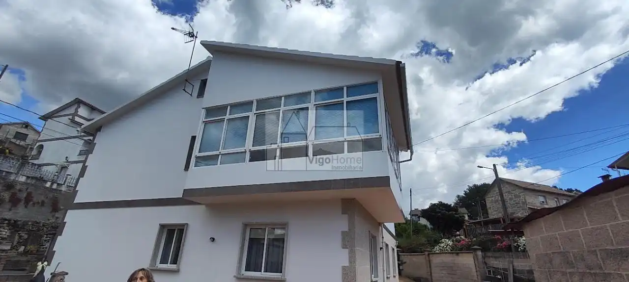 Vista exterior de Casa o chalet en venta en Moaña con Calefacción, Jardín privado y Trastero