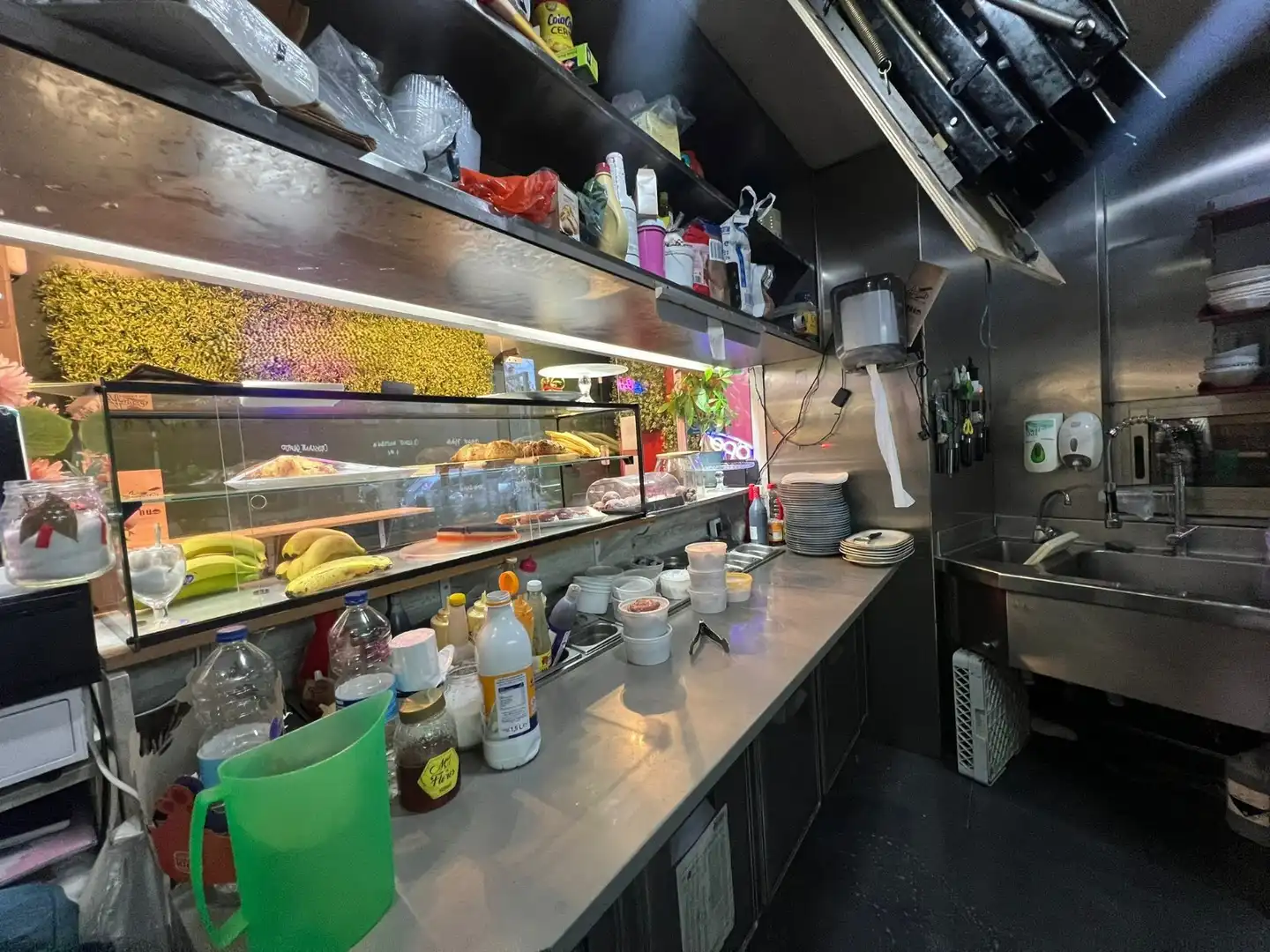Cocina de Local en traspaso en Barcelona con Aire acondicionado, Calefacción y Amueblado